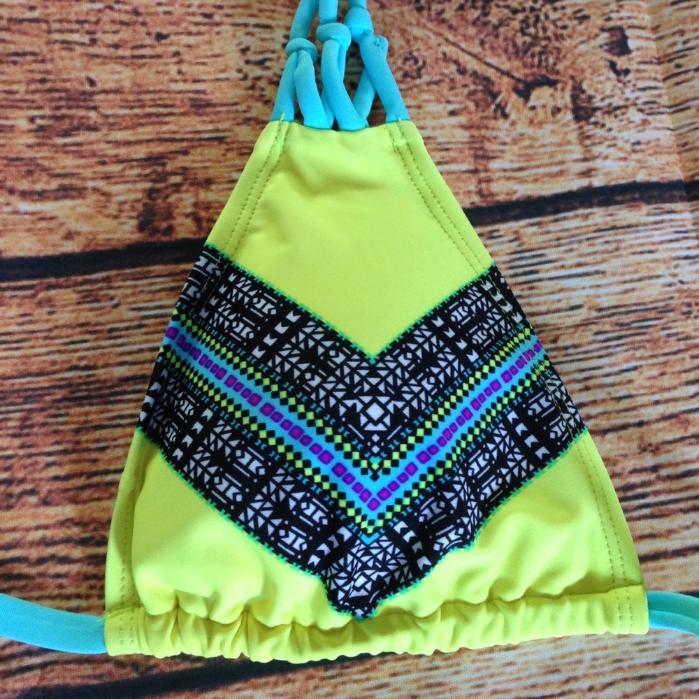 O’rageous String Bikini Swimsuit Size Large New - image 2